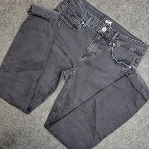 Paige Jeans Womens 26 Gray Denim Distressed‎ Stretch Cuffed Verdugo Ankle Grunge